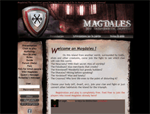 Tablet Screenshot of magdales.com